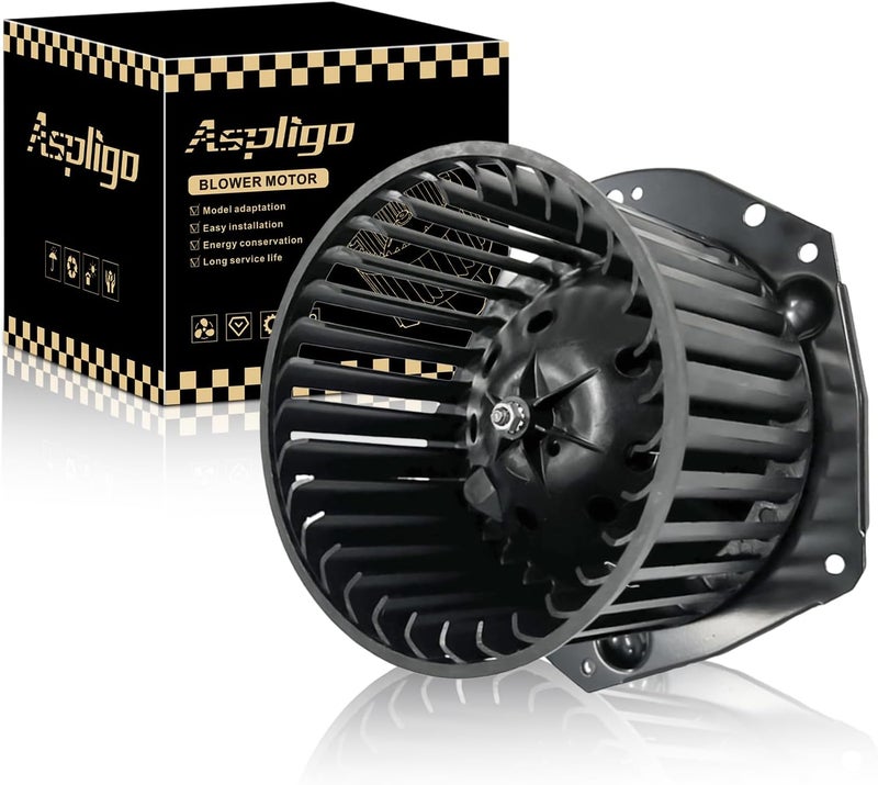 Aspligo 700092 AC Heater Blower Motor Fan Fit for Chevy Astro 1996-2005，Blazer 1995-2002, S10 1994-2004，for GMC Safari 1996-2005, Sonoma 1994-2004，19179474, 3010064, 15-81128 - Image 1